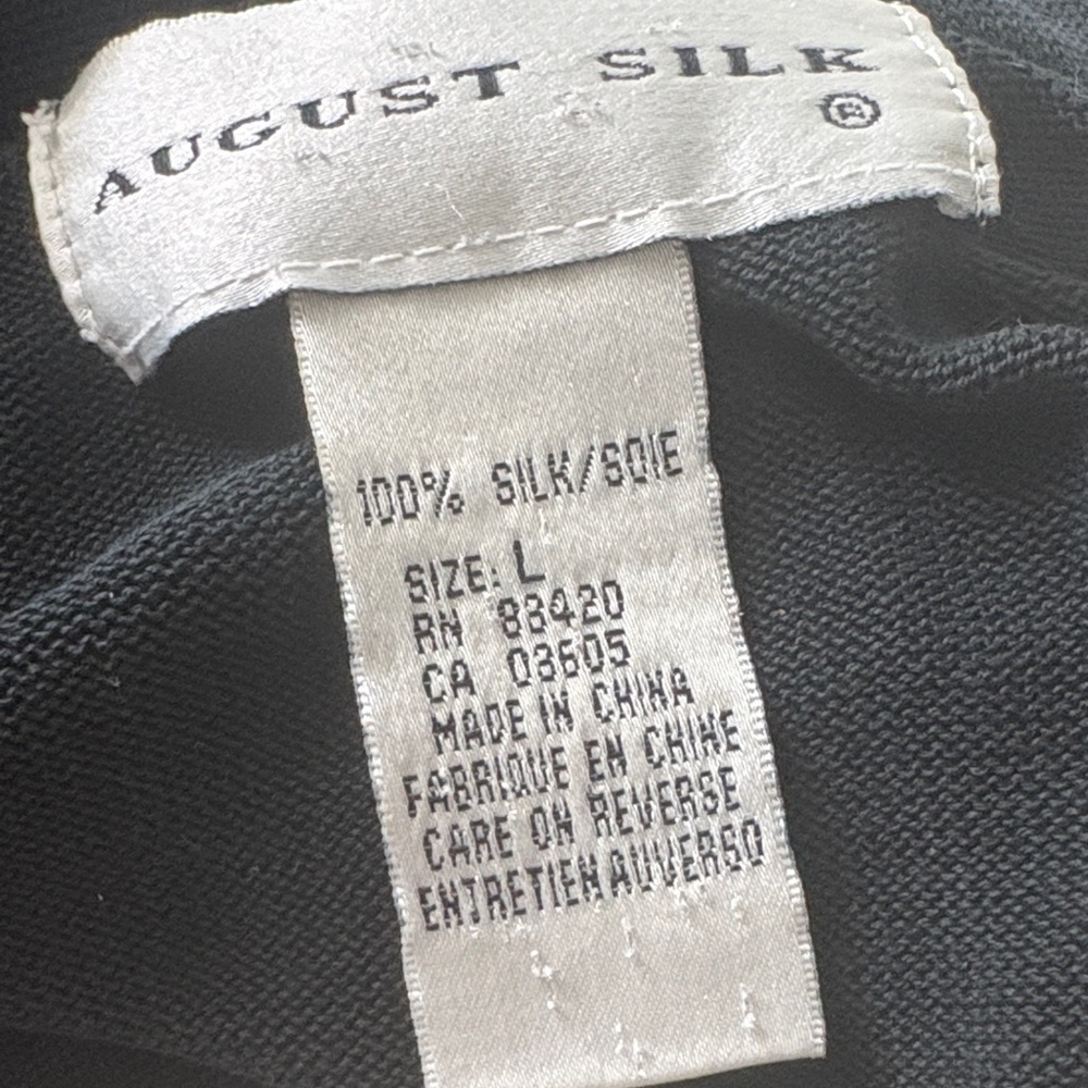 August Silk Classic Black Sleeveless Top - Picture 5 of 5